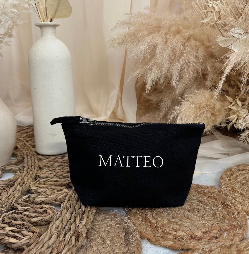 Pochette nera personalizzata