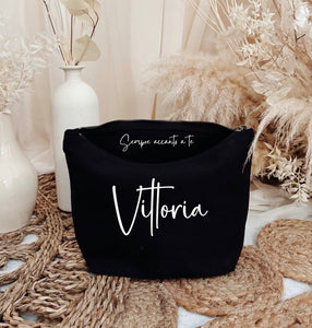 Pochette nera personalizzata