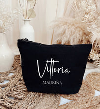 Carica l&#39;immagine nel visualizzatore di Gallery, Pochette nera personalizzata