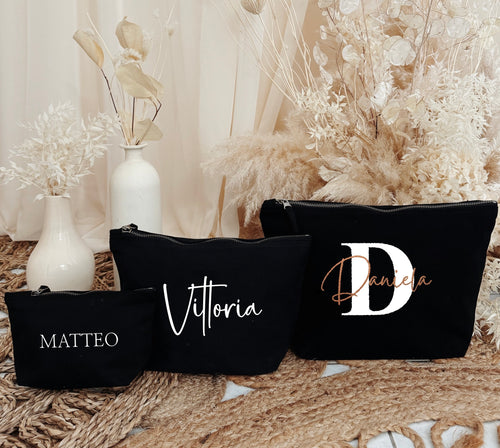 Pochette nera personalizzata